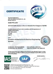ISO 9001 - DLM Pte Ltd