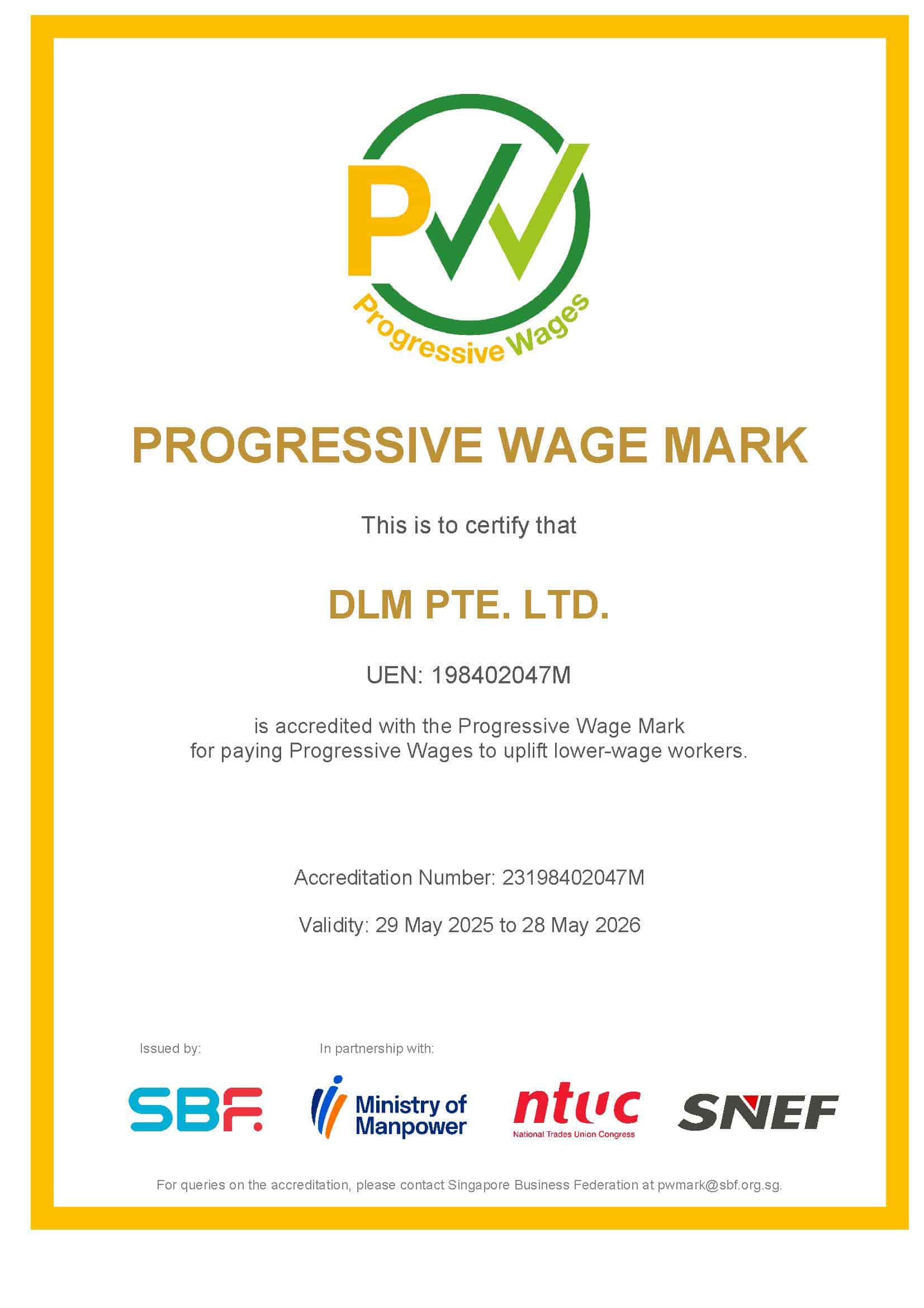 PW Mark Logo - DLM Pte Ltd