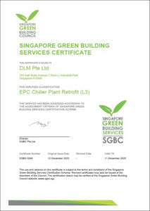 SGBC - Chiller Plant - DLM Pte Ltd